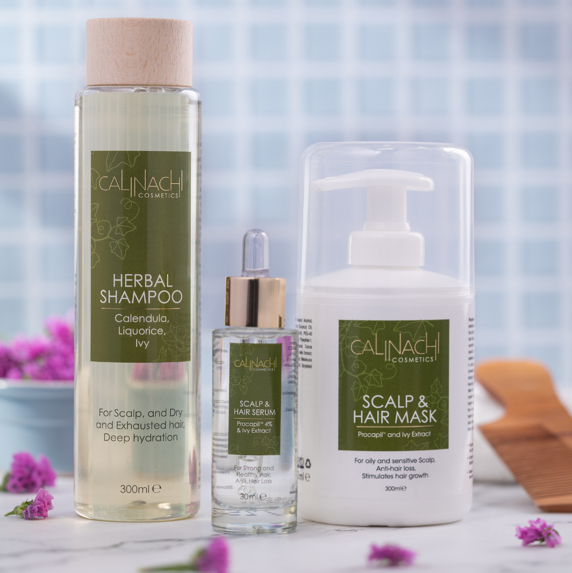 Dry & Exhausted Hair Herbal Shampoo, Sulfate Free, 300ml.