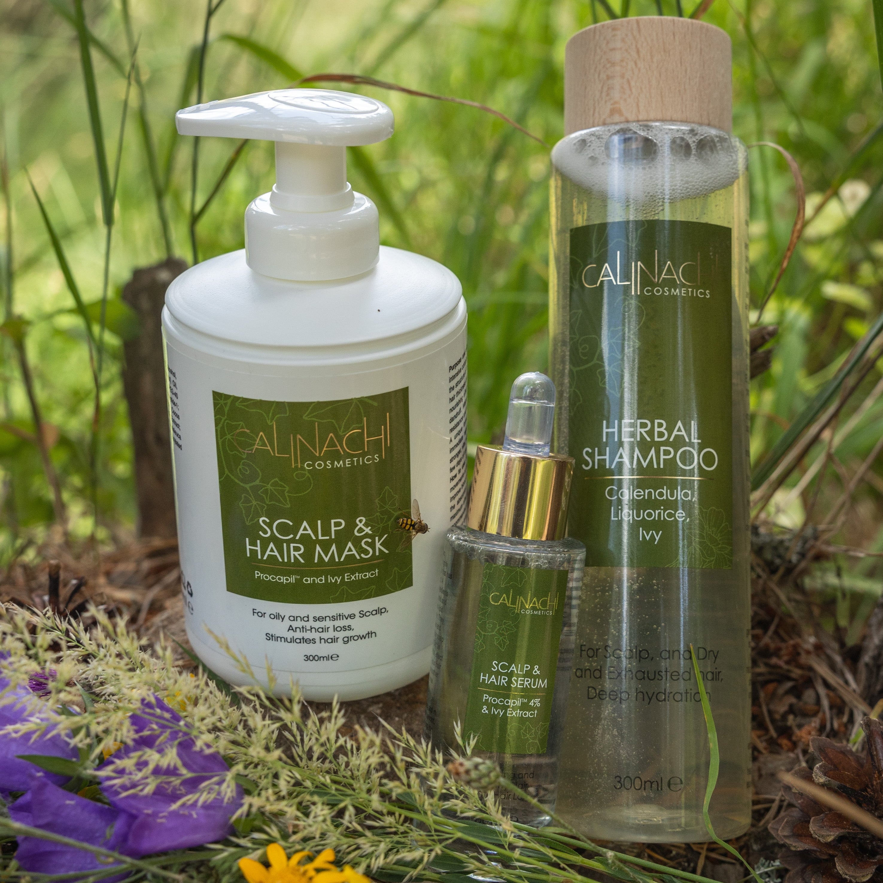 Dry & Exhausted Hair Herbal Shampoo, Sulfate Free, 300ml.