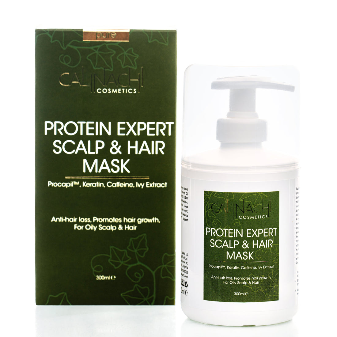 Protein Expert (Normal to Oily &amp; Oily) Anti-Hair Loss, Restorative, Mask for Scalp and Hair, 300 ml.